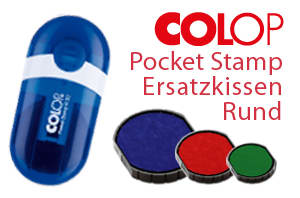Ersatzkissen Colop Colop Pocket Stamp Rund