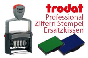 Ersatzkissen Ziffer und Nummerierer